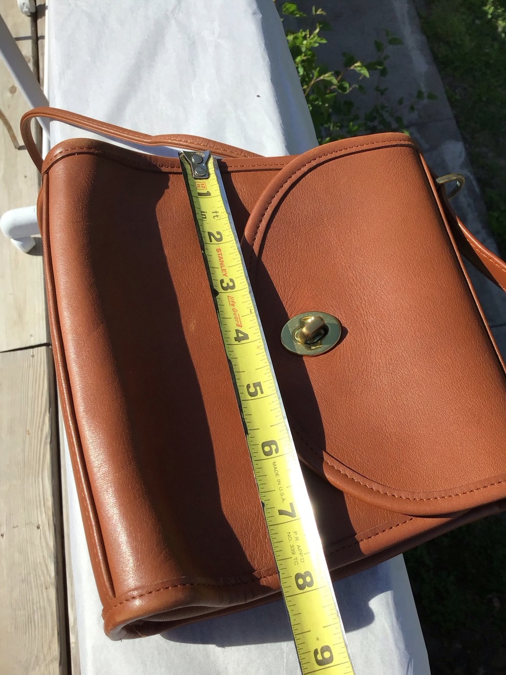 Coach British Tan Regina Crossbody Bag 9983 - Picture 13 of 15
